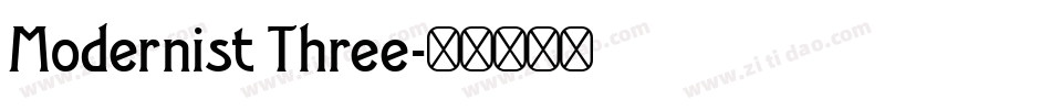 Modernist Three字体转换